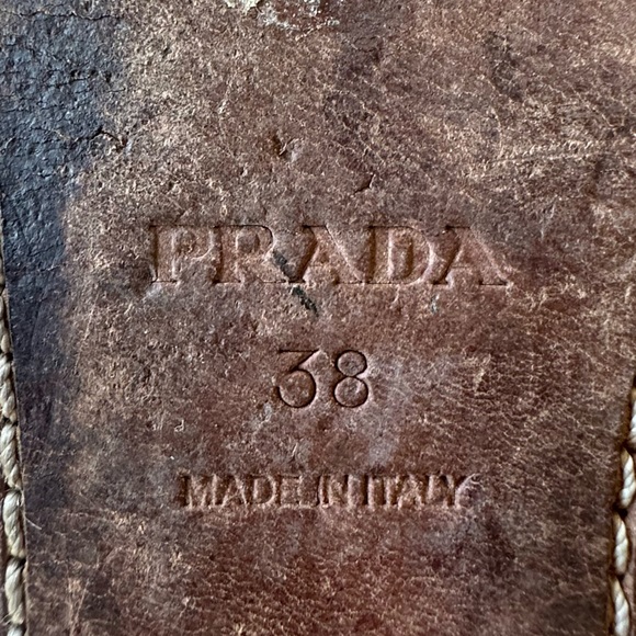 Prada T-Strap Bow Flat Sandal - Picture 6 of 6